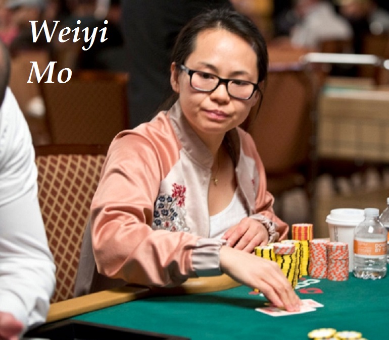 Weiyi Mo at WSOP2018 Ladies Championship